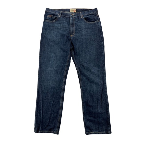 Wrangler Other - Wrangler 20X Straight Leg Jeans Men 38x33 Dark Wash Western‎ Cowboy Denim